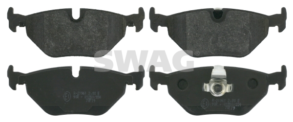 Sada brzdových platničiek kotúčovej brzdy SWAG